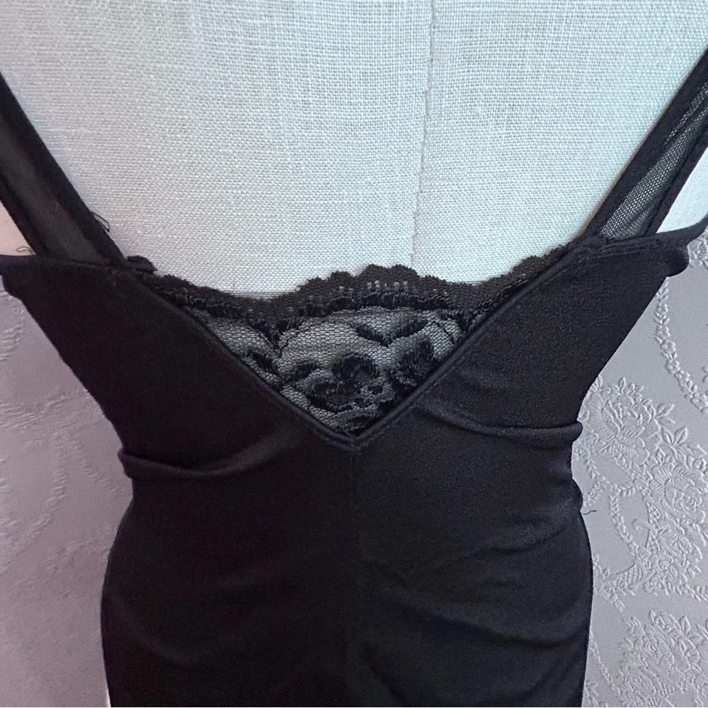 Vintage E Bole Inc nightie L made in USA great condition underwire lace - Picture 6 of 9
